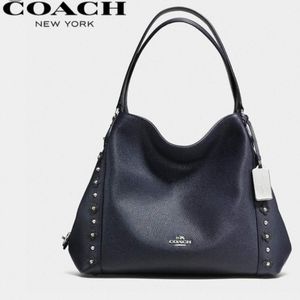 Coach Navy Blue Shoulder Bag